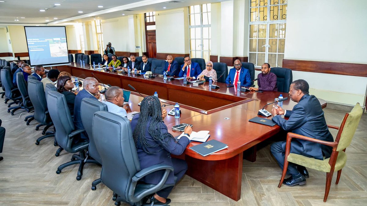 Shared investment can power shared peace.

Yesterday, I represented H.E. <a href="/DrWorkneh/">Dr Workneh Gebeyehu</a> at a Ministerial Briefing on the Daua River Basin Development Initiative at <a href="/ForeignOfficeKE/">State Department for Foreign Affairs | Kenya</a> offices, covering the Mandera Triangle linking Kenya, Ethiopia and Somalia.

Chaired by H.E.