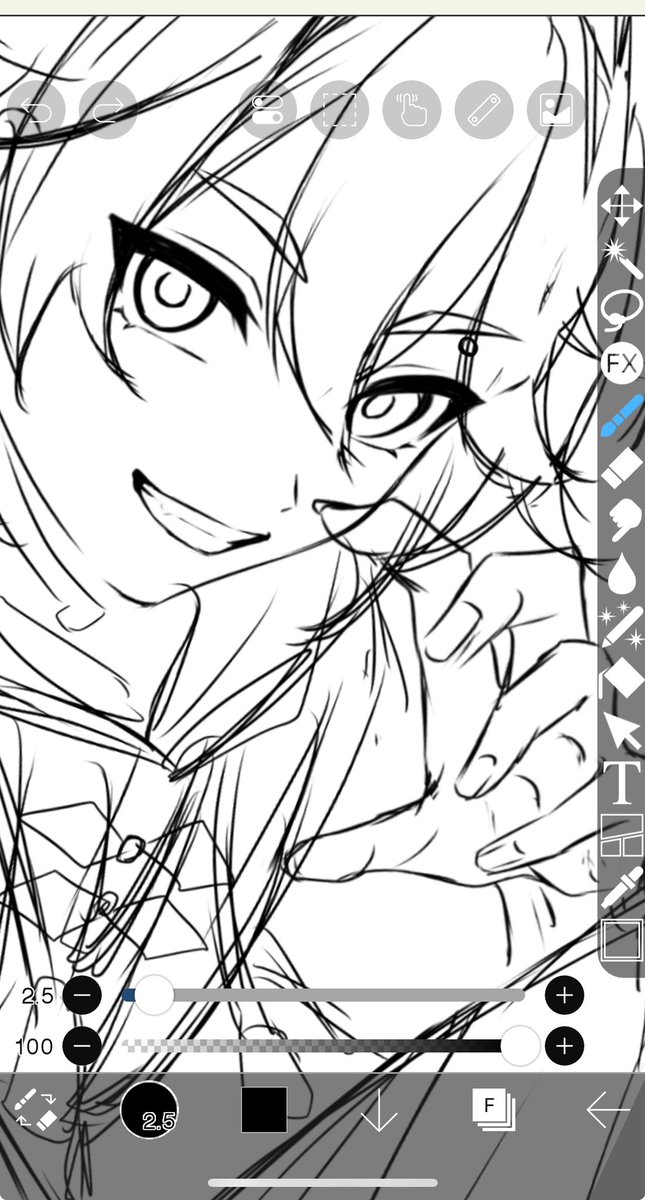 今の描き終わってないけど次を描き始めてしまっており……