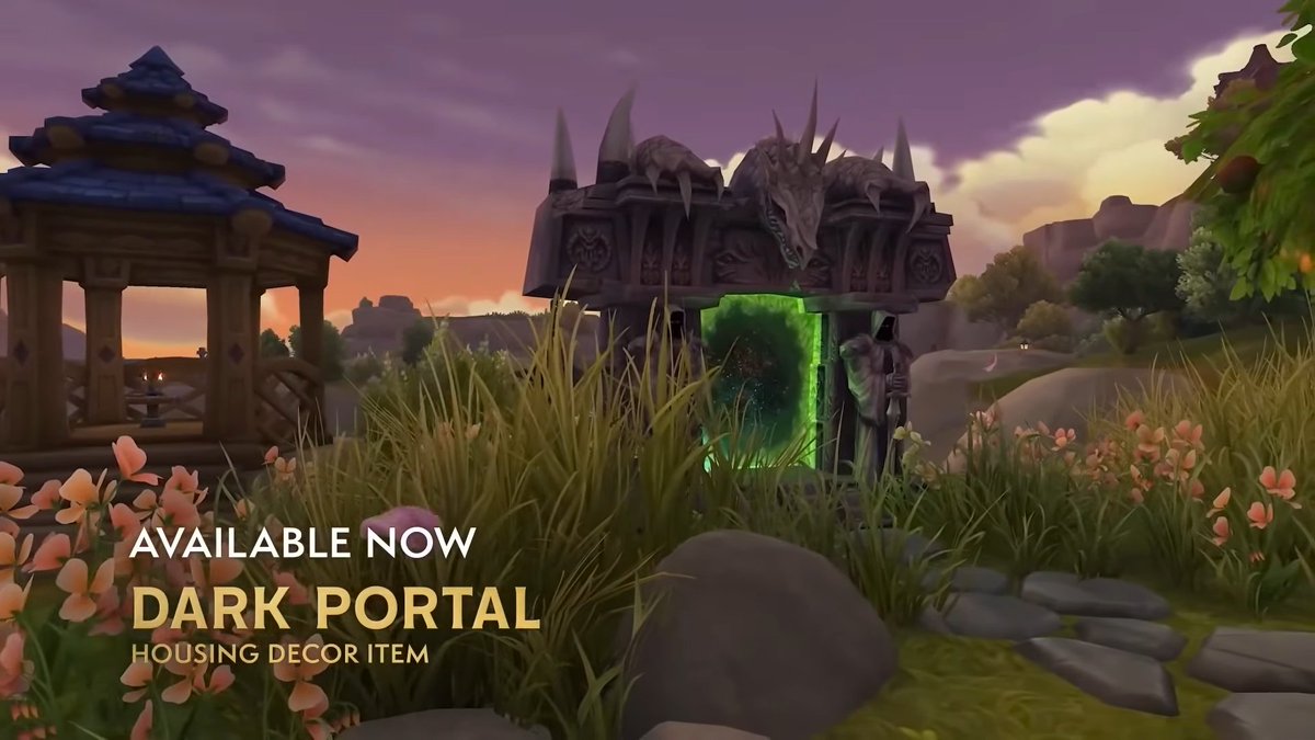 AlterTimeSK's tweet photo. ¡La decoración del Portal Oscuro se conseguirá teniendo una suscripción activa desde ahora mismo hasta el lanzamiento de la expansión de Midnight!

La recibiremos al iniciar sesión en nuestra cuenta de World of Warcraft https://t.co/Yd6Z2xAVs8
