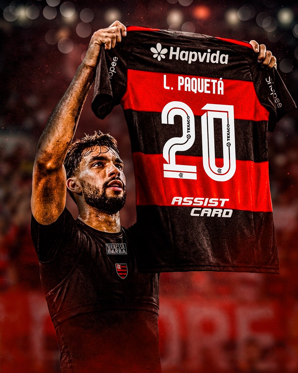 O novo camisa 20 do Flamengo: L. Paquetá.

Arte: <a href="/tiraessabarba/">eduardo 🗡</a>