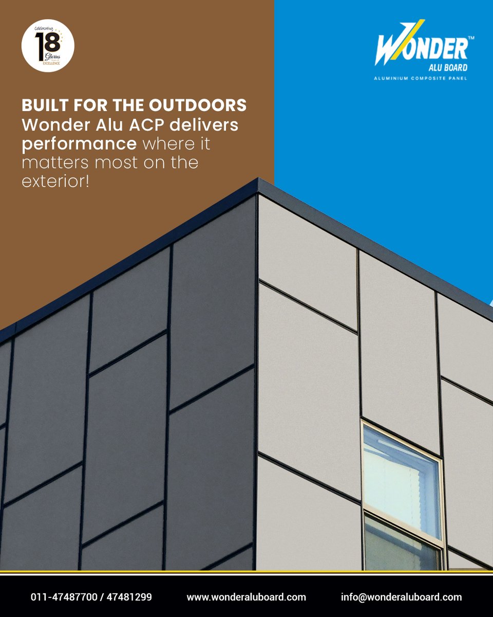 AluBoard's tweet photo. Your design is only as strong as what’s behind it.
 
Choose materials that protect your vision.
 
#WonderAlu #ExteriorDesign #FacadeCladding #ACPIndia #ArchitectLife #BuildSmart #ModernFacades #MaterialMatters https://t.co/y0juMIgMT7