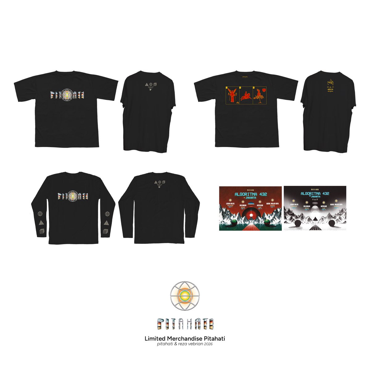 Merch Algoritma 432 Ke Jakarta dan kolaborasi bersama Reza Vebrian kini tersedia di tempat-tempat berikut:-
 
Kios Ojo Keos, Jakarta
The Sunburst Store, KL
Luncai Emas, Sungai Buloh

Juga tersedia khusus buat yang menghadiri #MakarFestXL minggu ini.