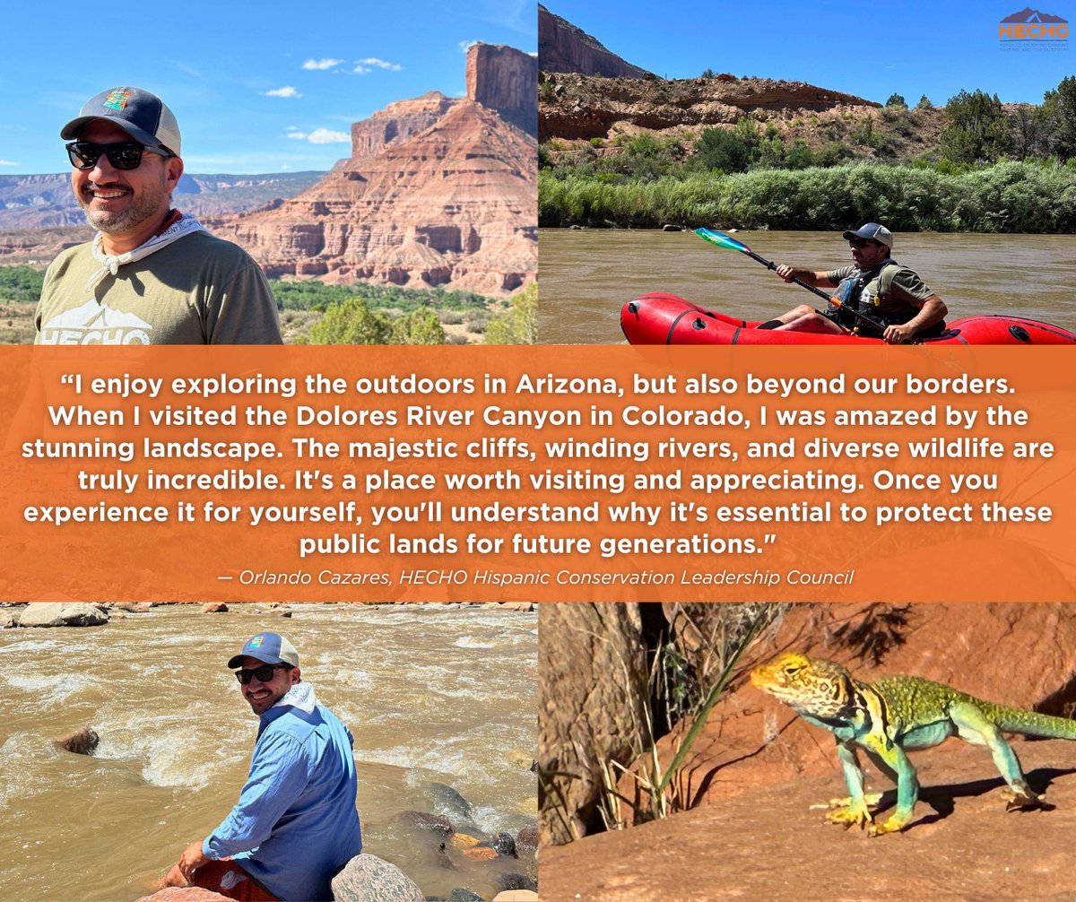 For Orlando Cazares, exploring the #DoloresRiverCanyon was unforgettable. From the majestic cliffs &amp; winding rivers to the diverse wildlife, the landscape left a lasting impression. Protecting public lands ensures places like this remain wild &amp; accessible for generations to come.