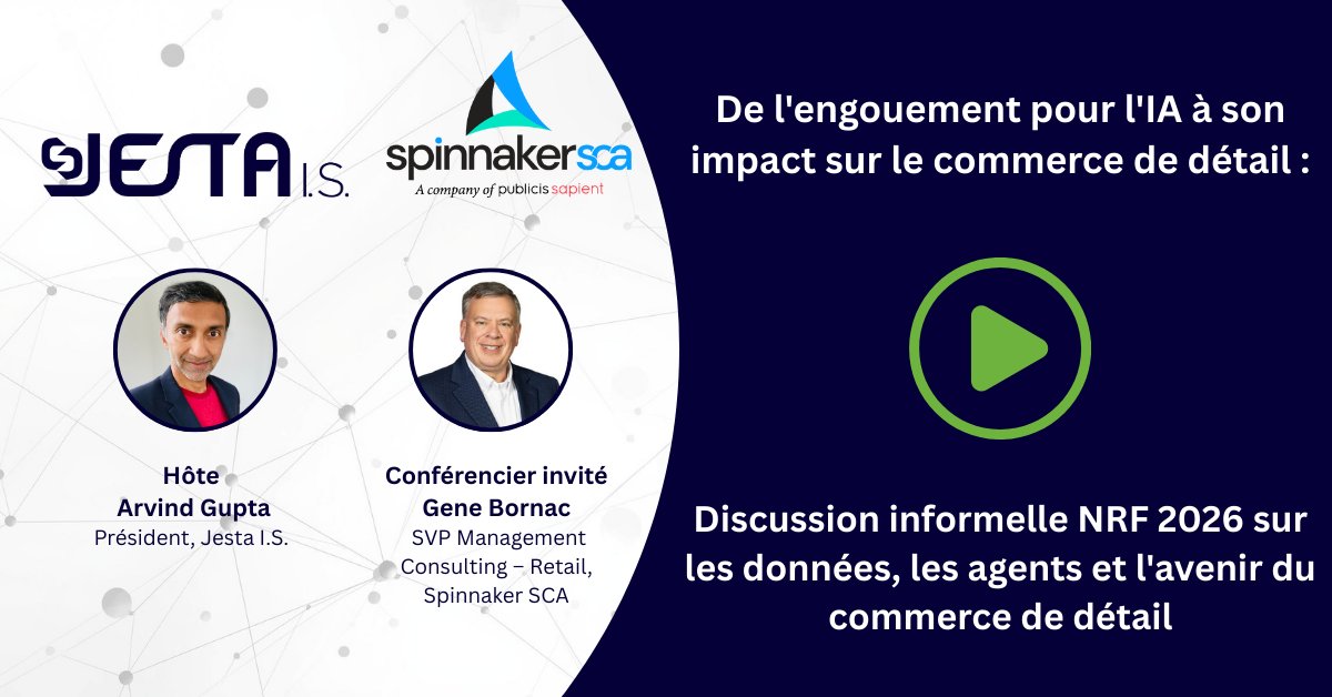L’IA était omniprésente à la NRF 2026, mais son impact réel est plus difficile à évaluer que le simple engouement. Regardez 👉jestais.com/fr/de-lengouem…