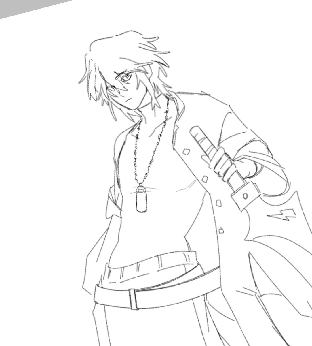 Doodled Hali in my fit lol