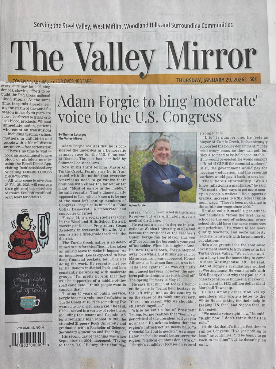 Adam Forgie for PA tweet media