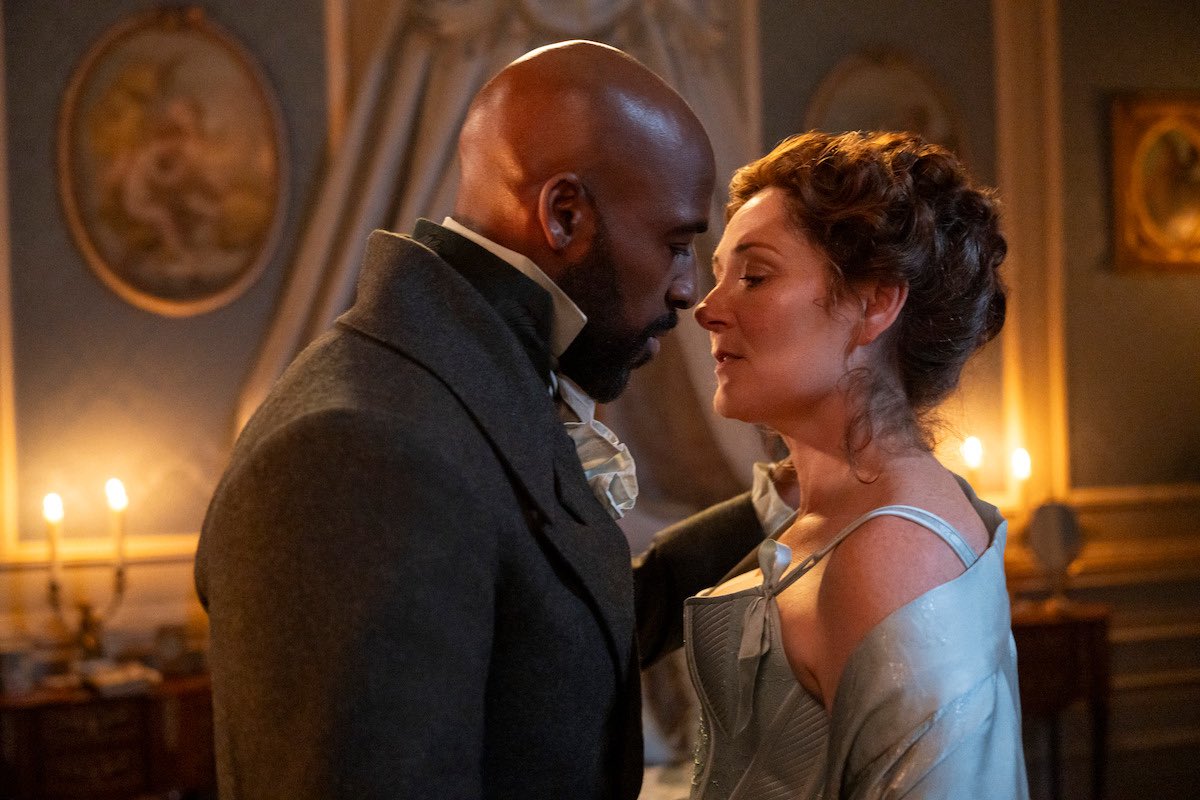 NoContxtBton's tweet photo. NEW stills of Marcus Anderson and Violet Bridgerton from #Bridgerton Season 4 https://t.co/lpH5DsnhgO