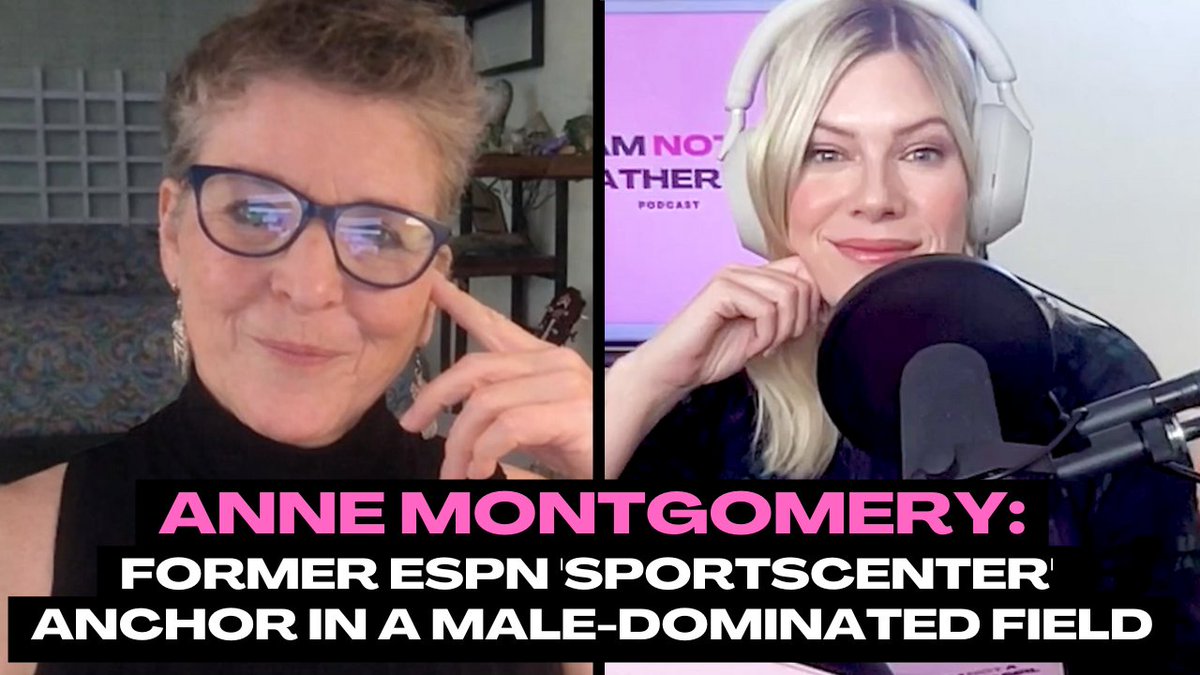 I interviewed former #ESPN 'SportsCenter' anchor Anne Montgomery earlier this week. As one of the very first women sportscasters ever on TV, it was incredibly interesting to hear her story. #womeninsports #journalism
APPLE: podcasts.apple.com/us/podcast/ann…
SPOTIFY: open.spotify.com/episode/3XDUoN…