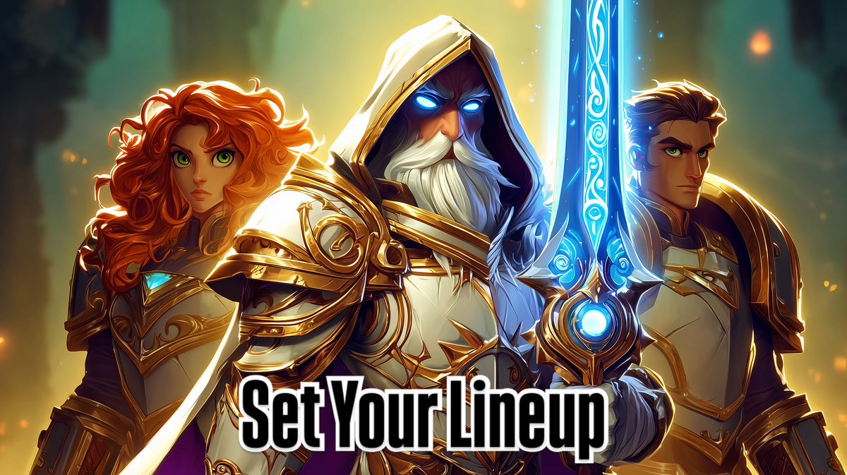 Set your lineup: Tank, Striker, Support.

#fantasyfootball #rpggame #beta