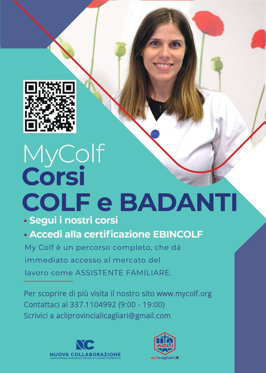 AcliCagliari's tweet photo. Nuova edizione del Percorso MyColf! Lezioni online https://t.co/O11PfYKy6n