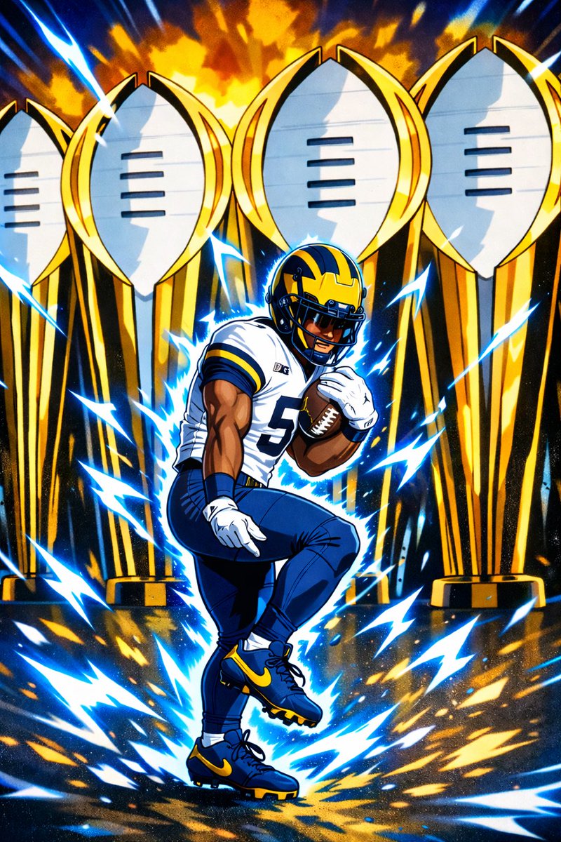 DailyUofM98's tweet image. “Cinco” 🔵🟡〽️😤 cannot wait to see what the season has in store!!!! @5starsavi #Goblue