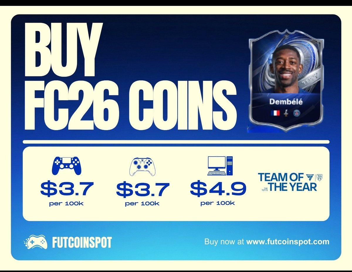 FutCoinSpot™️ - FUT Coins Buy & Sell tweet media