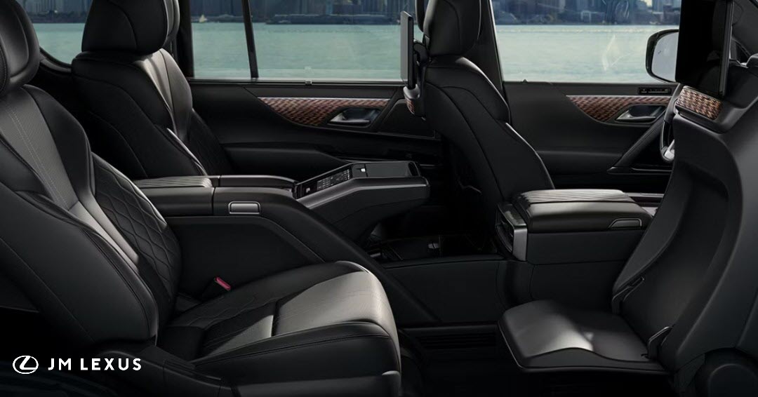 Step into a new realm of sophistication with the 2026 Lexus LX Ultra Luxury. 

Indulge in massaging rear-seat captain’s chairs, diamond-stitch semi-aniline leather, and a power-retractable ottoman for ultimate comfort. 

Experience pure relaxation every time you ride.