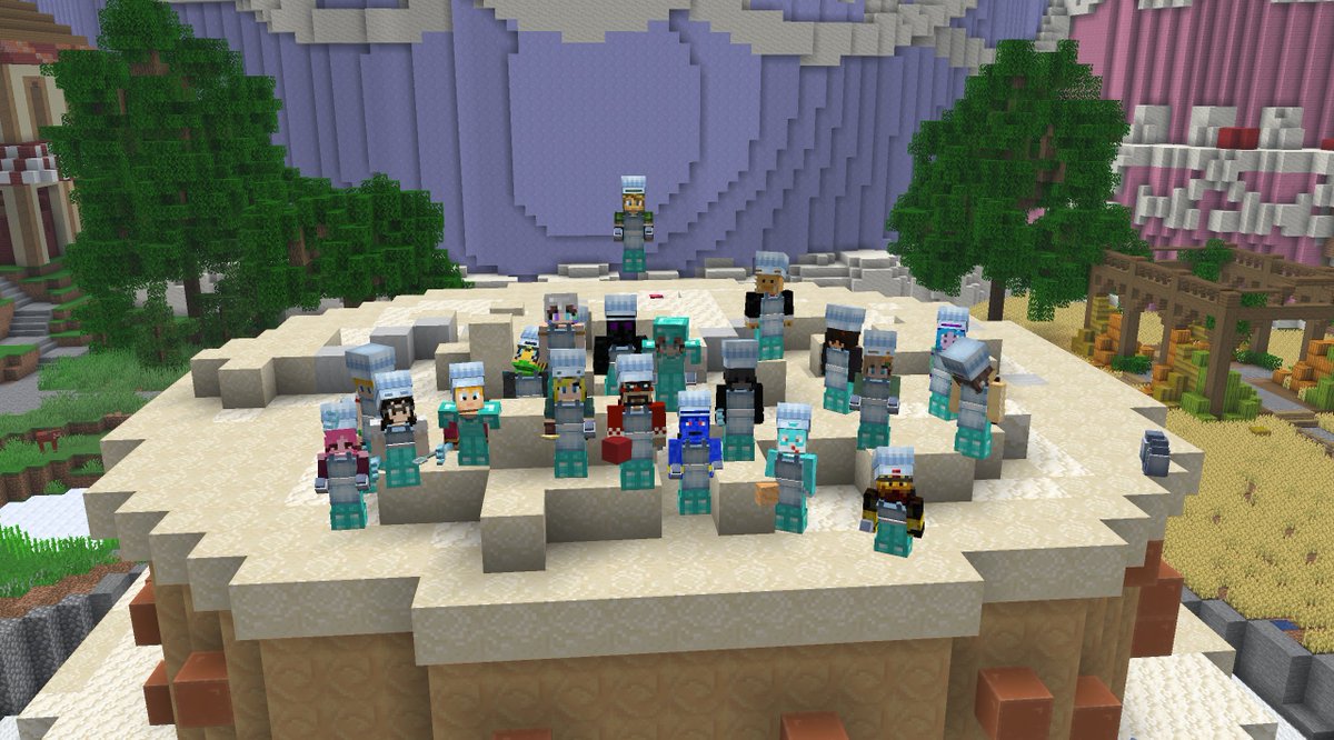 falsesymmetry's tweet image. Shoutout to my incredible community for both watching &amp;amp; playing in yesterday’s Cake Battle Mini game against @CaptainSparklez

We may not have won, but we had a blast eating all of the cake and drinking all of the milk!

Thanks to @GonnaNeedMilk for sponsoring the Event! #AD