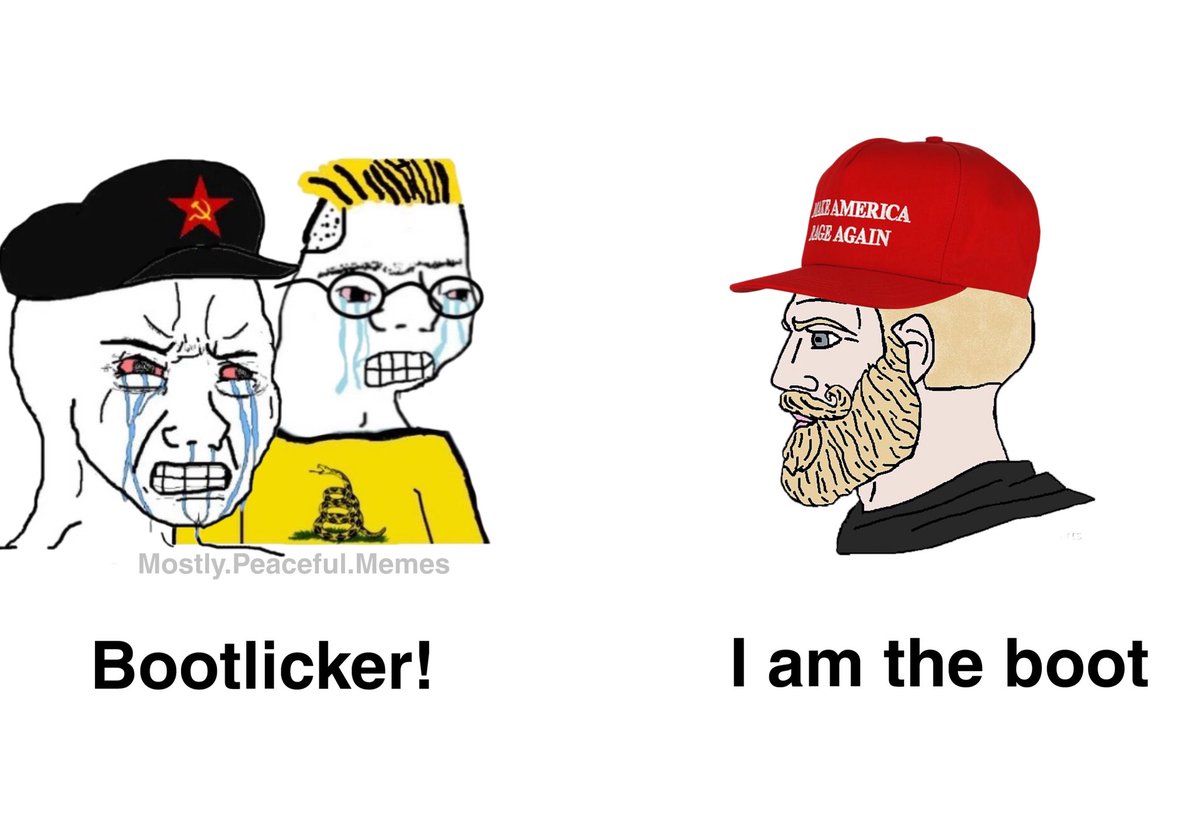 MostlyPeaceful's tweet image. Tread on commies