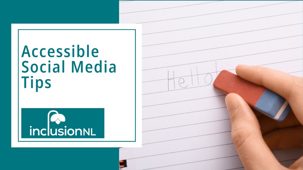 Did you know that to make your social media posts more accessible, it's best to limit text on your graphics?

Text in graphics cannot be read by screen reading software. 

Instead, use your graphics to capture attention and keep the bulk of your text in the content or comments!