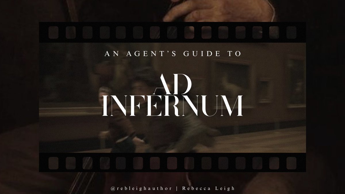 Rebecca Leigh is querying AD INFERNUM tweet media