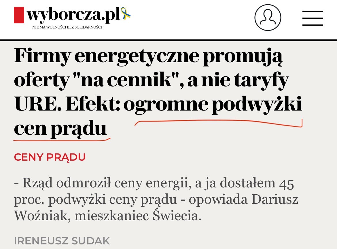 NowySwiat24's tweet image. Uśmiechamy się, brygada!
„- Sprawdzajcie dobrze rachunki za prąd. U mnie wzrost ceny za kilowatogodzinę aż o 45 proc. i aż trzy opłaty więcej niż w 2025 roku. Zasadniczo też wszystkie opłaty handlowe, mocowe, OZE itd. stanowią przeszło 50 proc. kosztów rachunku - napisał pan…