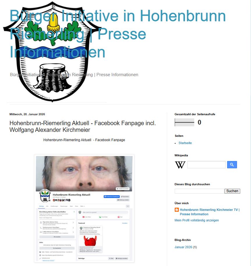 kirchmeier_info's tweet photo. NEUE BLOGGER SEITE! Hohenbrunn-Riemerling Aktuell - Facebook Fanpage incl. Wolfgang Alexander Kirchmeier #iewgf
@iewgf
#wolfgangkirchmeier #wolfgangalexanderkirchmeier #hohenbrunn #riemerling #georginenstrasse24 #engelwerk #Stuart_Styron
https://t.co/GIIF6yQBzH https://t.co/pUjGrpLjTj