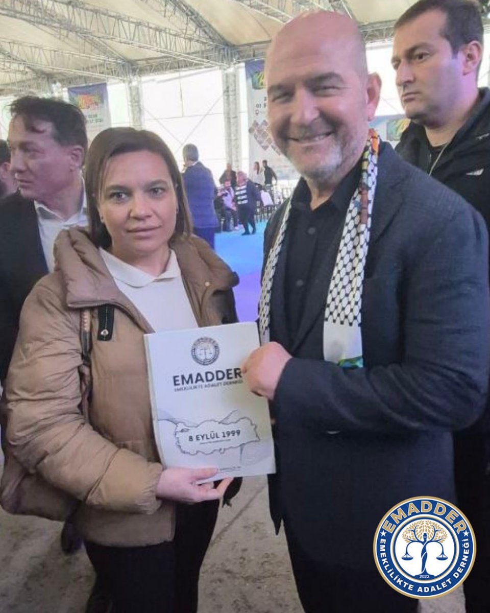 🔵 EMADDER - İSTANBUL TEMSİLCİLİĞİ AK PARTİ ETKİNLİK ÇALIŞMASI 

<a href="/Akparti/">AK Parti</a>
<a href="/RTErdogan/">Recep Tayyip Erdoğan</a>
<a href="/suleymansoylu/">Süleyman Soylu</a>

📢 Sayın Süleyman Soylu,

Emeklilikte Adalet Derneği İstanbul Yönetim Ekibi olarak katıldığımız bir etkinlikte, kademeli emeklilik dosyamız tarafınıza iletilmiştir.

Bu kapsamda;