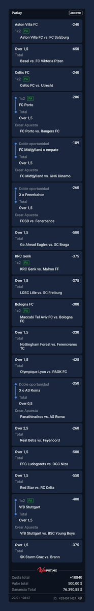 Órale pues señores vamos a darle con toda la fe.

Parlay para meter lo de las tortillas 🤝