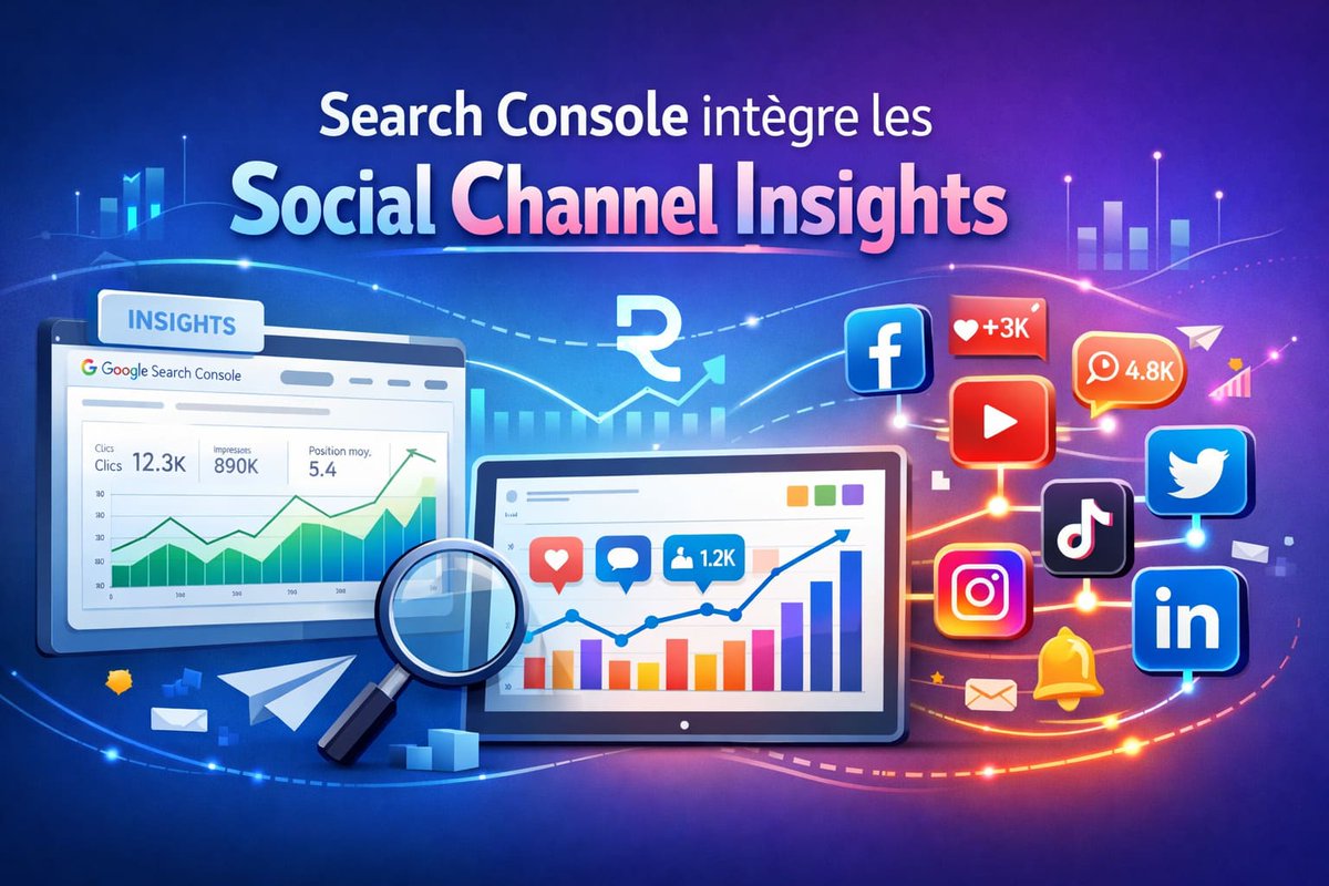 Google Search Console intègre les Social Channel Insights referenceur.be/google-search-…