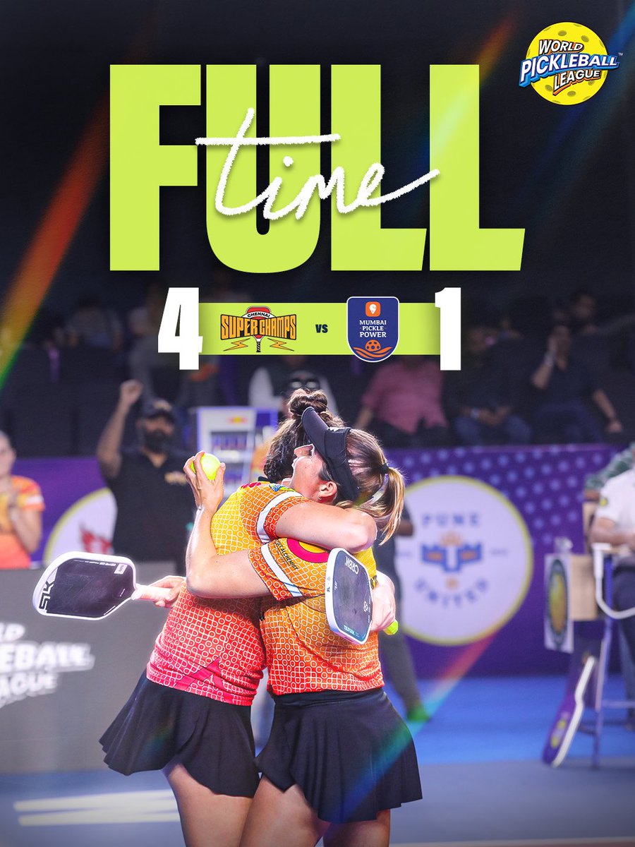 wpblofficial's tweet photo. Two for two! Chennaiβs roar just gets louder π’
#WPBL #PickleSetGo https://t.co/TUctWuoKNY