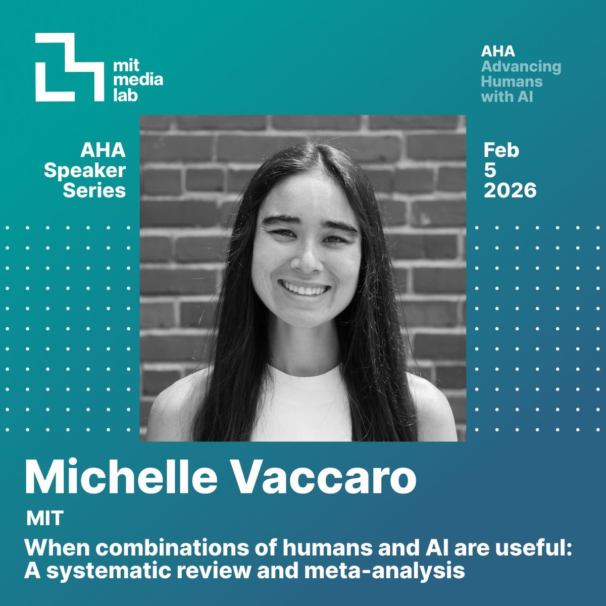 AHA at MIT Media Lab tweet media