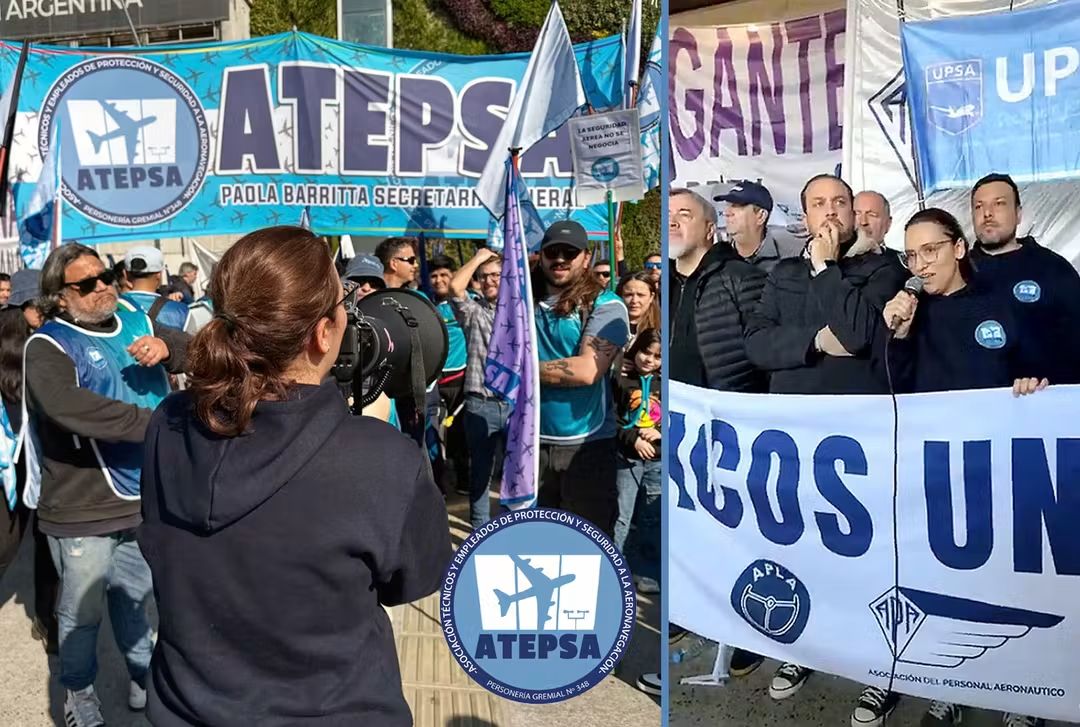 CronicaSindicaL's tweet photo. #SEGURIDADAÉREA #ATEPSA que conduce Paola BARRITTA advirtió a EANA que tras vencer la conciliación obligatoria profundizará el Plan de Lucha y avanzará con medidas de acción sindical. @ATEPSA_Nacional @PaoBarritta @JPSchinello 
https://t.co/fU3sWzdTJG https://t.co/0s5K57qMA1