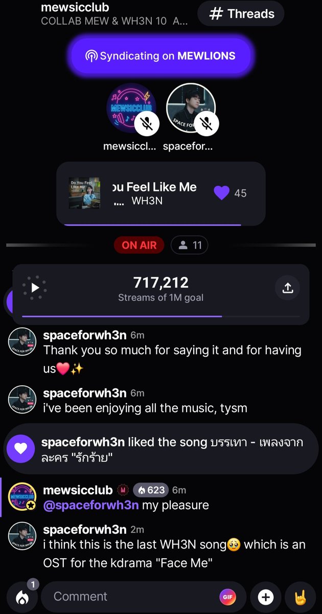 D1: #MewSuppasit x #WH3N

Thank you so much for hosting the first day <a href="/MEWSICCLUB/">Selima Bradshaw</a> i loved all the music❤️🎶