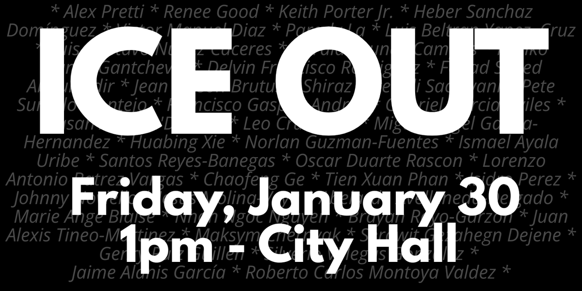 LATenantsUnion's tweet photo. Join us &amp; dozens of other organizations tomorrow to mourn the lives of those murdered by ICE and to demand an end to the federal siege on our cities. https://t.co/BFG0lrUszR