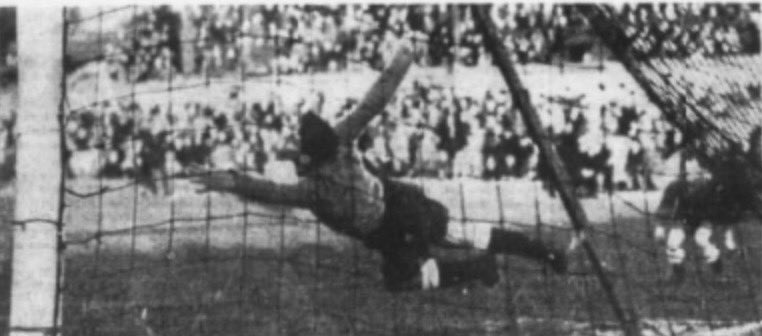 On this day 29 Feb 1938
Raith Rovers 6-2 Cowdenbeath

Rovers keeper Watson fails to save a Gillies penalty for one of Cowdenbeath’s goals

<a href="/RaithProgGuy/">Raith Programme Guy</a> <a href="/Couttsy1971/">James Coutts</a> <a href="/fife_football/">Fife Football</a>