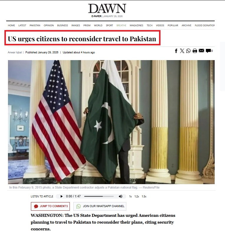 AngleOpen0's tweet image. 🚨US Flags Pakistan as Dangerous Destination.!🚨
Amid increasing unrest and political instability in Pakistan, the U.S. has urged its citizens to refrain from traveling to the country.
#Pakistan #TravelWarning #USAlert #PoliticalInstability #Unrest #DangerousTravel #SafetyFirst