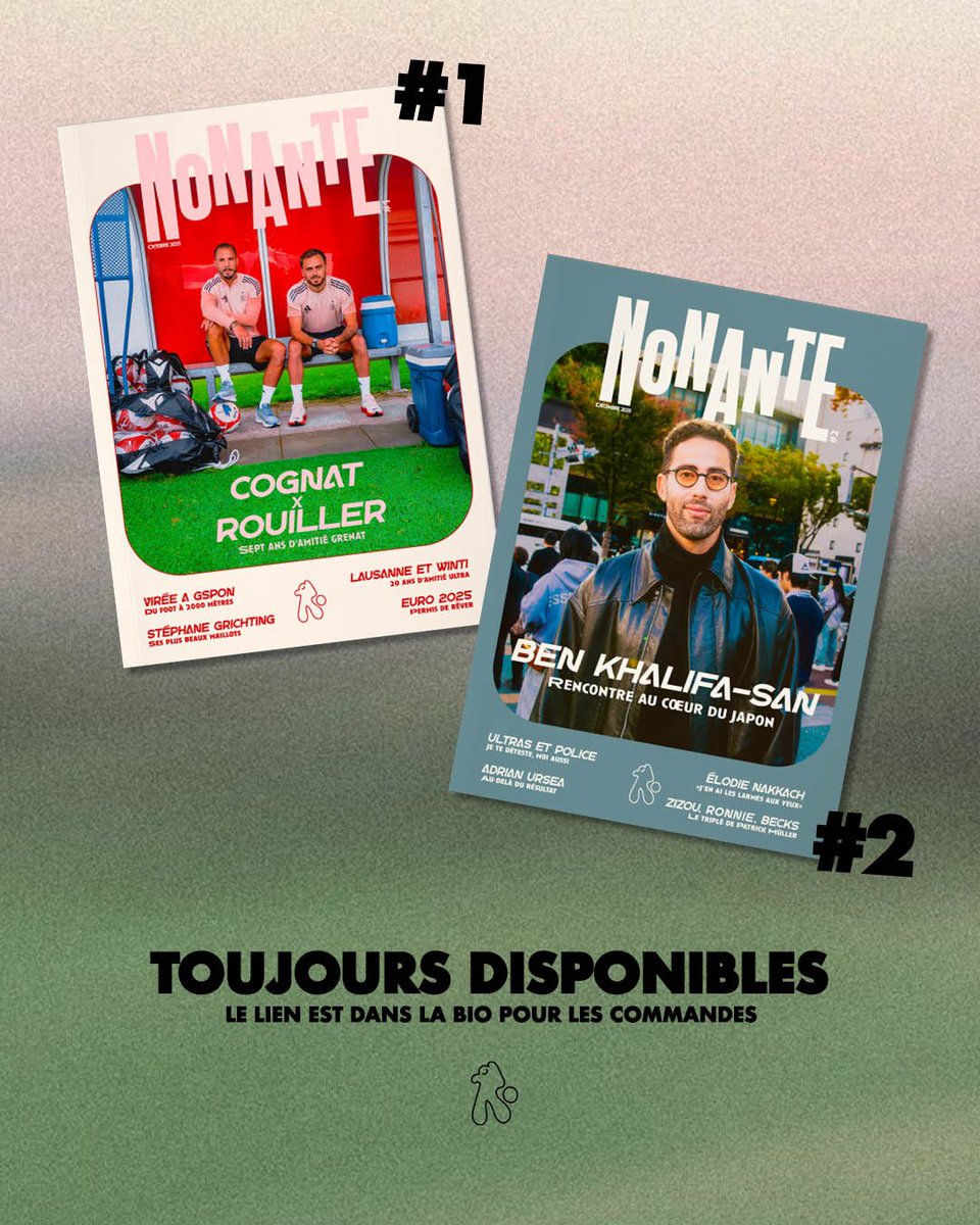 nonantemag's tweet photo. Nonante fait une (petite, on espère) pause, le temps de trouver un(e) riche mécène qui voudra bien nous financer. On espère revenir au printemps avec de nouveaux numéros à vous annoncer!

En attendant, pour les (très) retardataires, les deux derniers numéros sont toujours dispo. https://t.co/Wjsdediavr