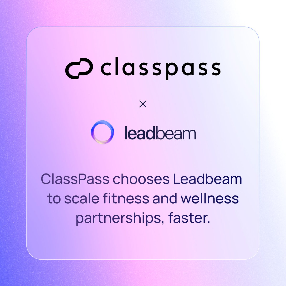 leadbeam_ai's tweet photo. ClassPass field sales teams are now using @leadbeam_ai 🚀

As they expand their global network of fitness and wellness studios, their reps are using Leadbeam to prospect, optimize routes, and log CRM data automatically.

Honored to partner with a world-class team at @classpass.✨ https://t.co/VqUqUpvpbA