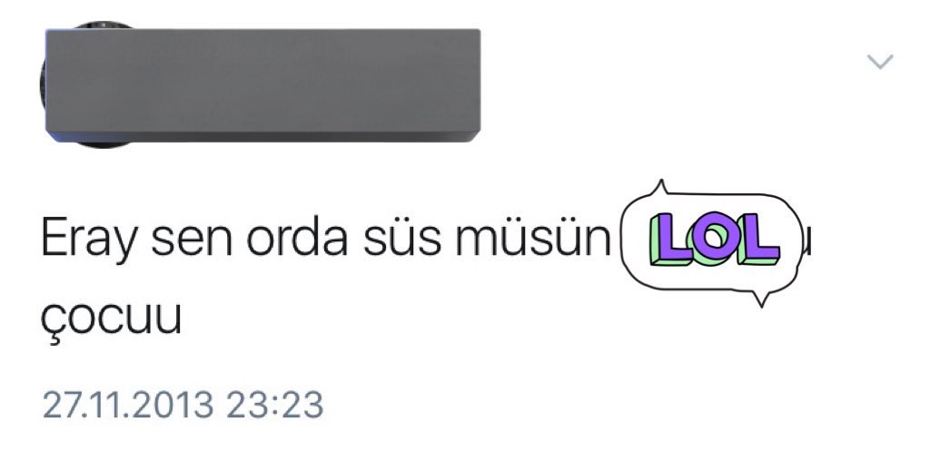 Golü yediğimiz an attığım tivit