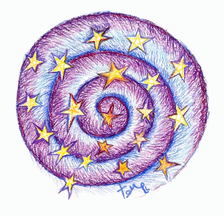 Art of the Day! ""Stars bun"". Buy at: ArtPal.com/satitamallart?…