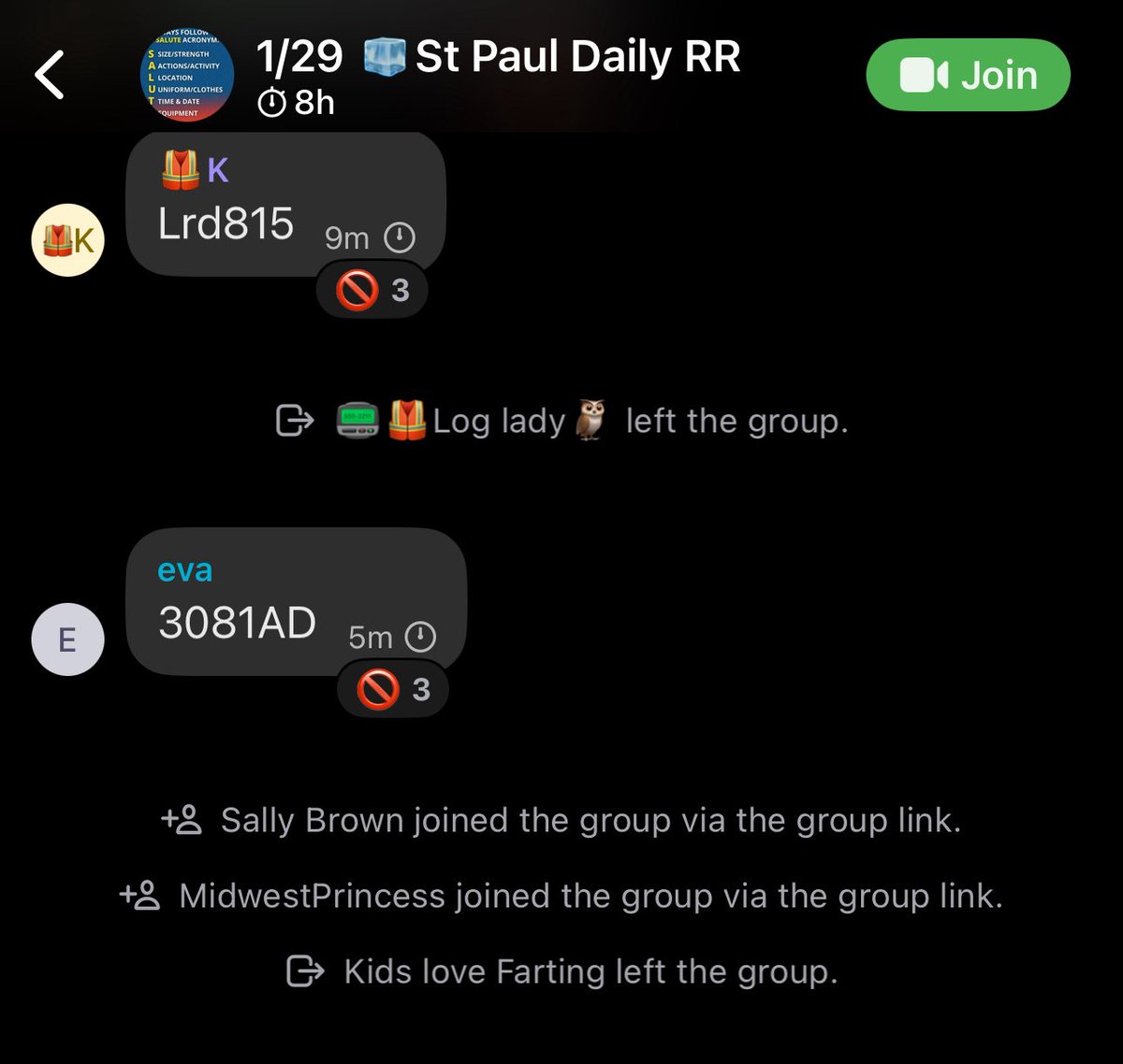 camhigby's tweet image. 🚨💬 Hey guys, since @BrandyZadrozny can't confirm that the signal chats are real (implying that I may be a liar) 

I'll go ahead and post the direct link to the St. Paul Rapid Response chat. This enough for you? Go ahead and edit your hit piece. ⬇️⬇️

signal.group/#CjQKIFcKvFmqn…