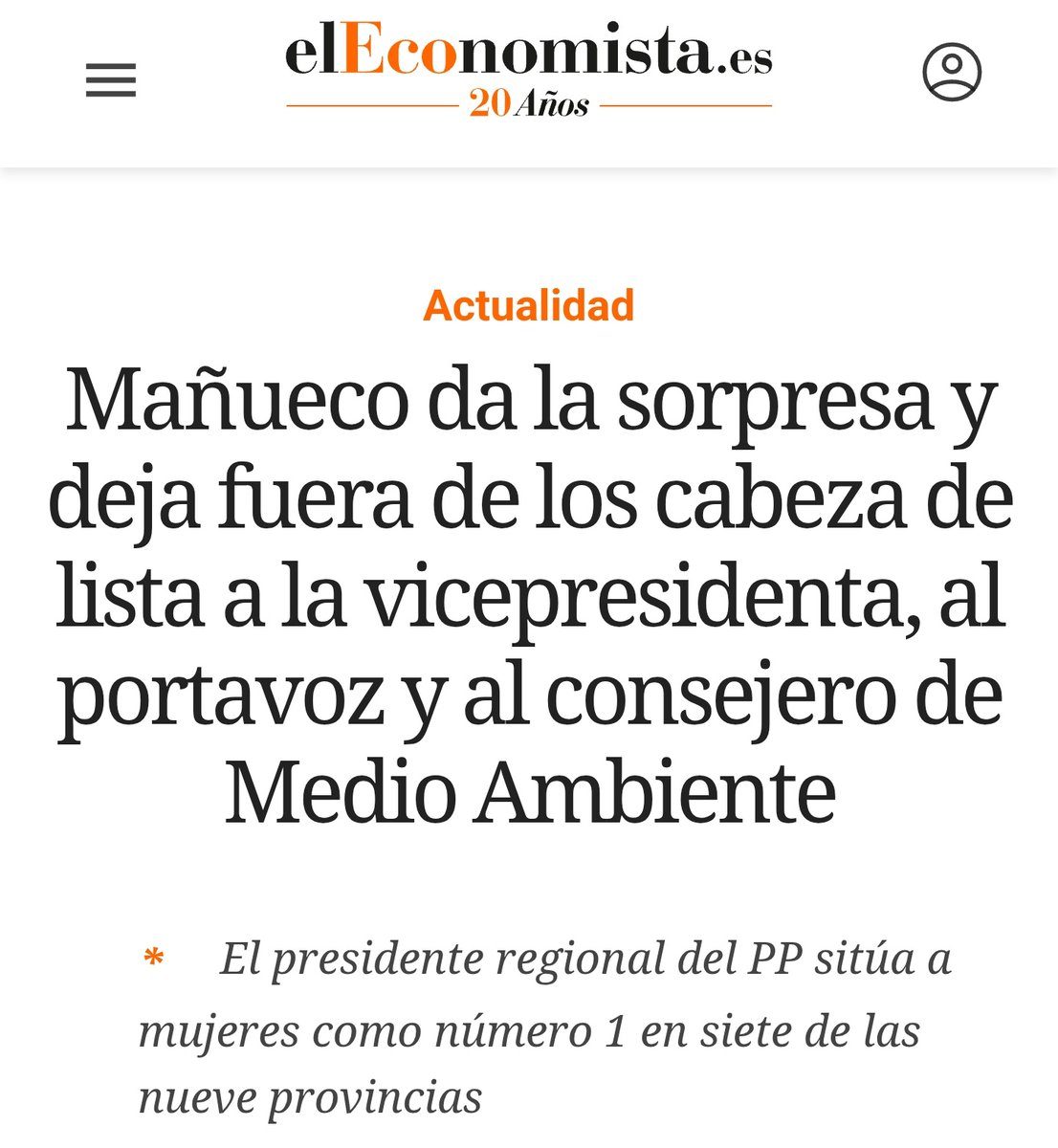 El PP se carga al 65% de las listas en Castilla y León y deja fuera de los cabe,a de lista a la que fue vicepresidenta de Castilla y León y a varios consejeros...

¿Aquí no hay purgas de liberales o eso sólo pasa en VOX?