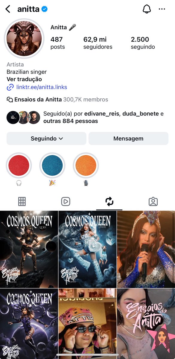 Gente ela simplesmente curtiu e repostou todos que fizemos 😭

Isso é um desafio para eu fazer dos outros looks também dona <a href="/Anitta/">Anitta</a> ? Pois está aceito 🤧