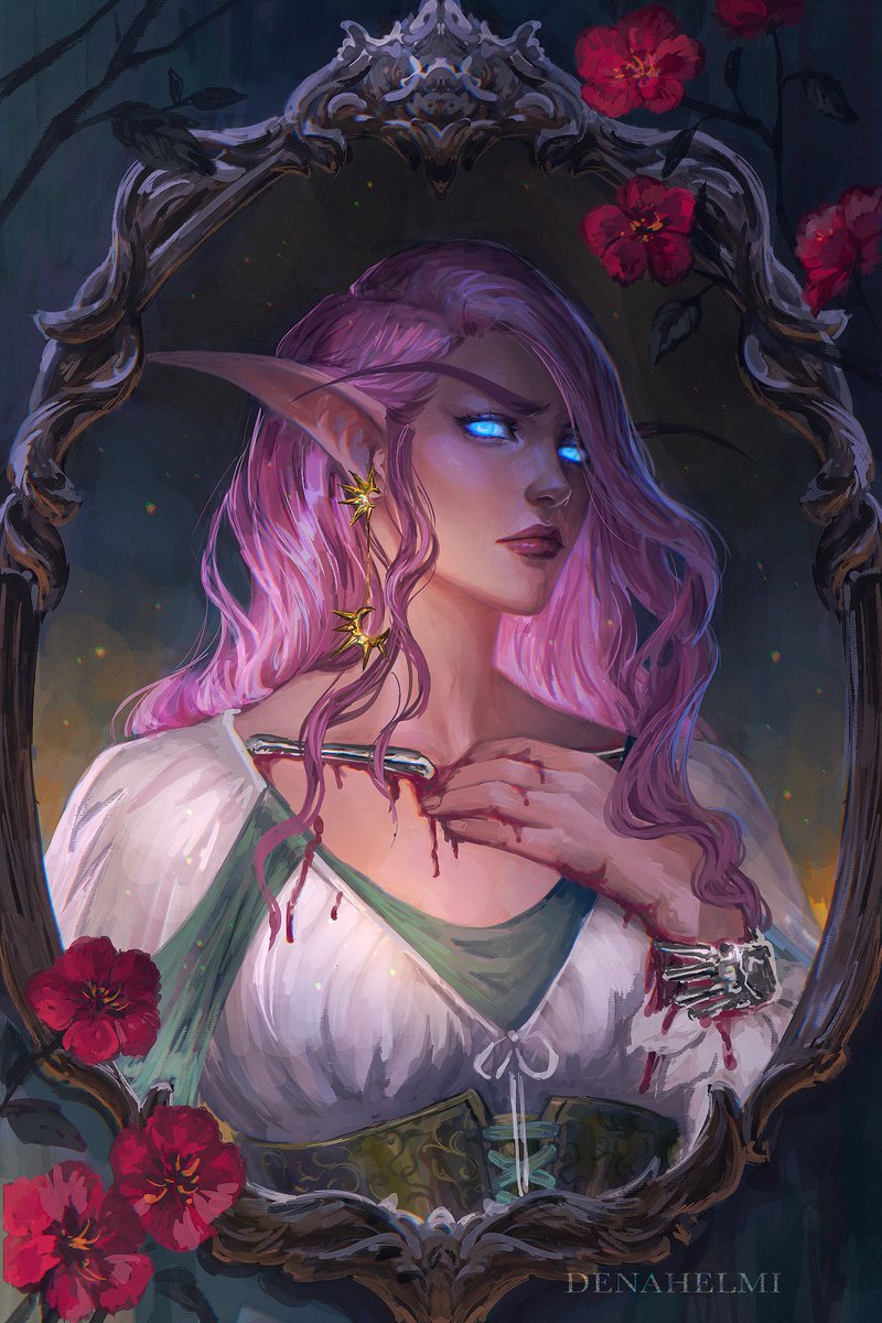 denahelmi's tweet photo. If the algorithm showed you my art, I appreciate any support I get 🖤💜 https://t.co/kHah7CQZue