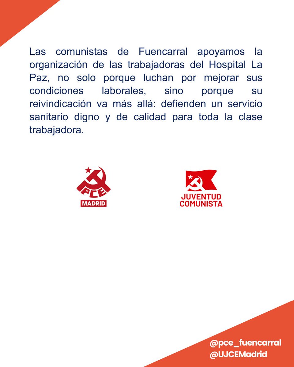 PCE Fuencarral - El Pardo tweet media