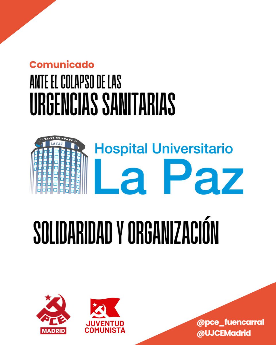 PCE Fuencarral - El Pardo tweet media