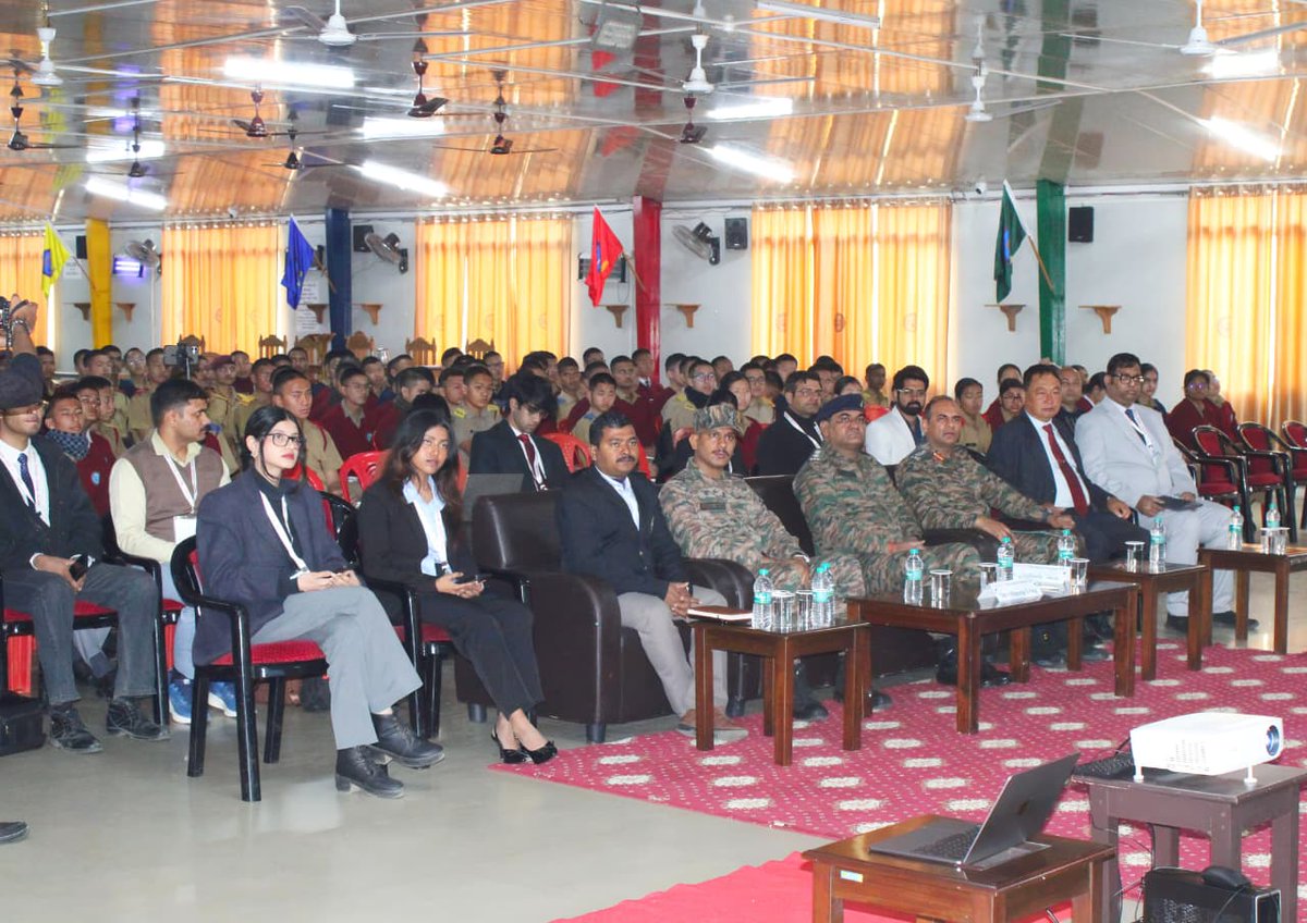 SSEastsiang's tweet photo. SSES successfully conducted Siang Dialogue 3.0 with Dr Siddharth Ghosh , creating a meaningful platform for dialogue on national security, leadership, and regional development.
The programme was honoured by the presence of Hon’ble MLA Shri Ninong Ering Sir. https://t.co/pYzsF952o2