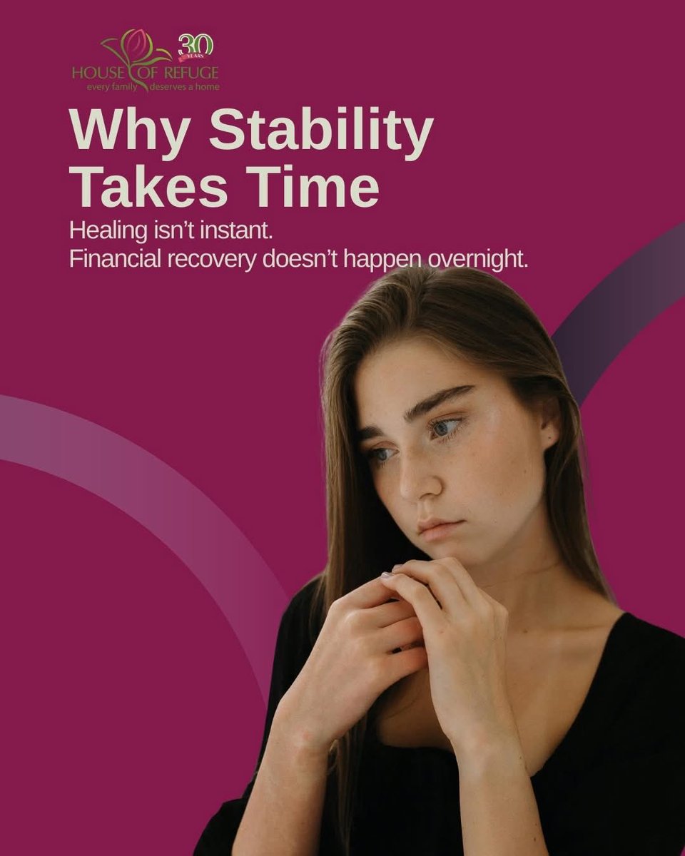 Healing isn’t instant.
Financial recovery doesn’t happen overnight.
Stability takes time—and support.

Families need space to rebuild credit, find reliable transportation, secure childcare, and regain confidence. Progress happens step by step.