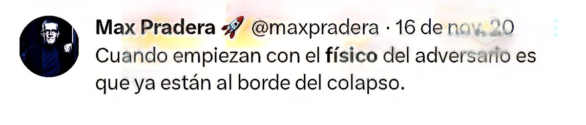<a href="/maxpradera/">Max Pradera 🚀</a> Hola, feixista genètic