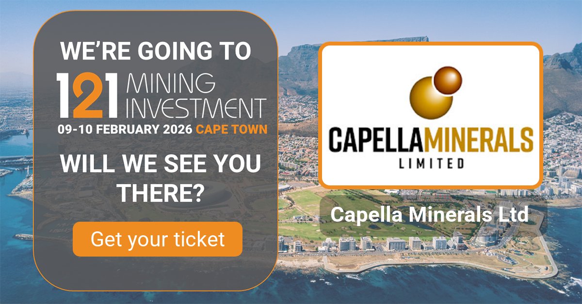 Join Capella Minerals $CMIL.V $FRA:N7D at 121 Mining Investment Cape Town - the leading African mining conference. t.ly/2wNnw