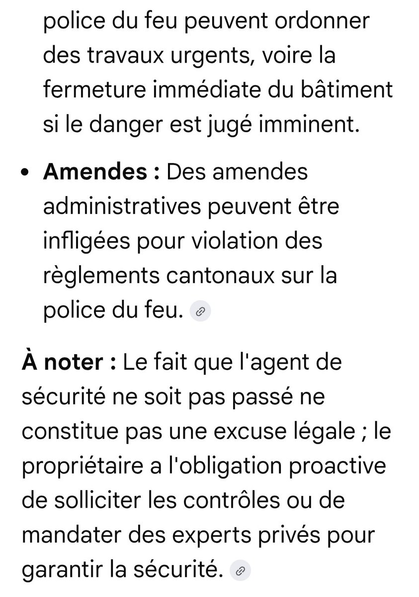 macalusoy's tweet photo. @dxmmhet En #Suisse l'agent de sécurité Ne peut pas être mis en cause seule le propriétaire et les gérants seront poursuivis
#CransMontana #Conste https://t.co/scCadsU9tz