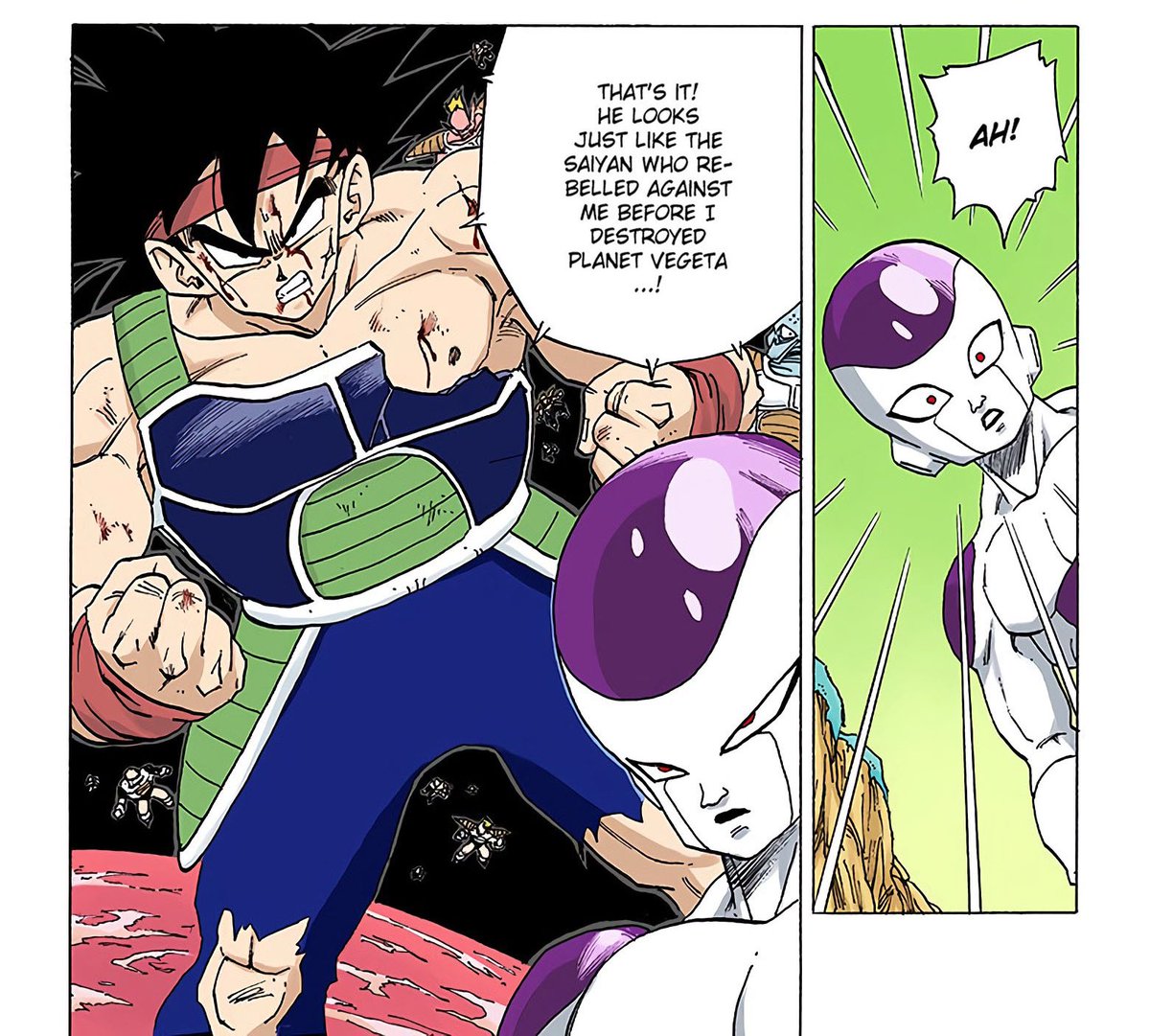 JordanLDurham's tweet photo. “Bardock was supposed to be a Nobody” He is the ONLY Saiyan that stood up to Frieza and the only one he remembers as a result lol Bardock was never supposed to be a nobody, Toriyama gave him a narrative role YEARS ago by adopting the films message about saiyan pride and applying it to Goku embracing saiyan pride on namek.