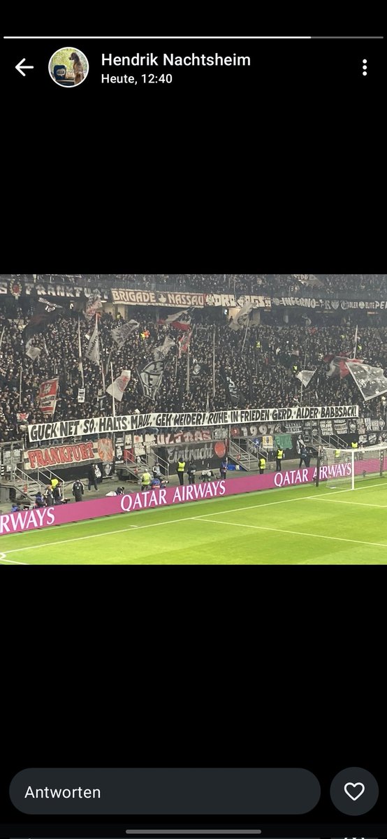 Bestes Banner🦅🖤
<a href="/Eintracht/">Eintracht Frankfurt</a>